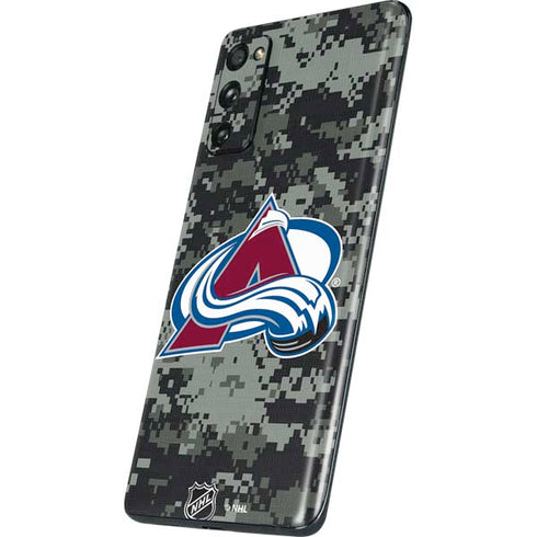 NHL Colorado Avalanche Camo Galaxy S20 Fan Edition Skin