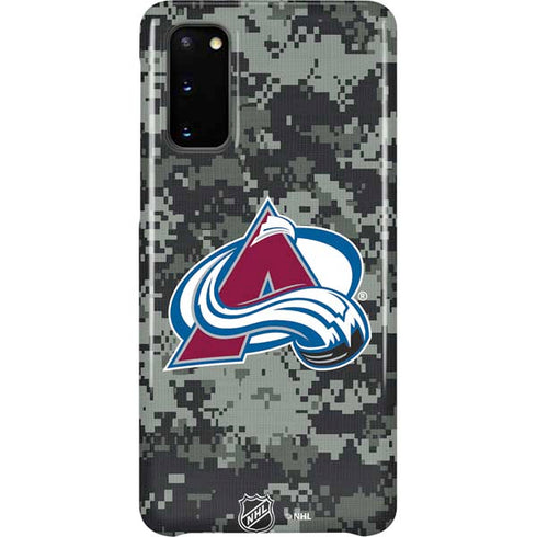 NHL Colorado Avalanche Camo Galaxy S20 Lite Case