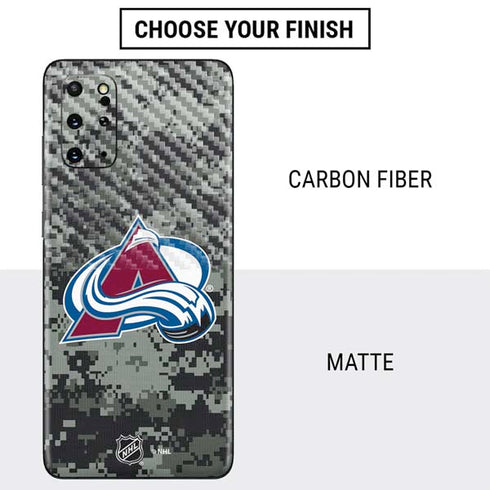 NHL Colorado Avalanche Camo Galaxy S20 Plus Skin
