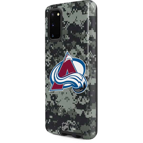NHL Colorado Avalanche Camo Galaxy S20 Pro Case