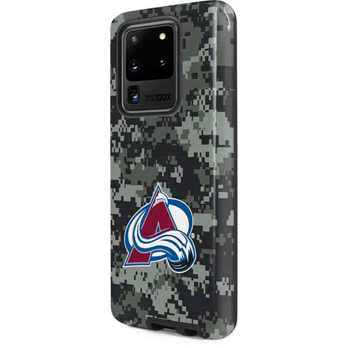 NHL Colorado Avalanche Camo Galaxy S20 Ultra 5G Pro Case