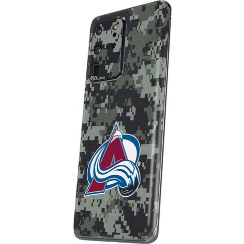 NHL Colorado Avalanche Camo Galaxy S20 Ultra 5G Skin