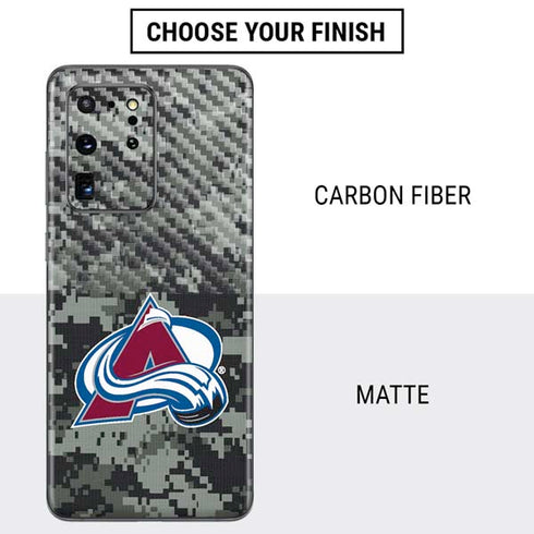 NHL Colorado Avalanche Camo Galaxy S20 Ultra 5G Skin