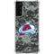 NHL Colorado Avalanche Camo Galaxy S21 FE Clear Case