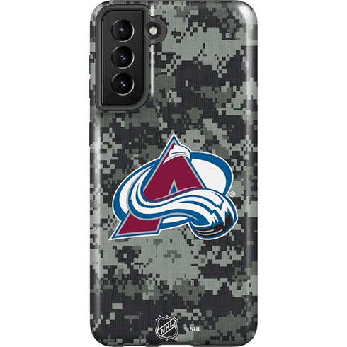 NHL Colorado Avalanche Camo Galaxy S21 Plus 5G Pro Case