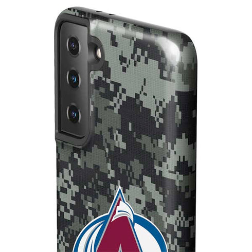 NHL Colorado Avalanche Camo Galaxy S21 Plus 5G Pro Case