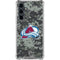 NHL Colorado Avalanche Camo Galaxy S23 FE Clear Case