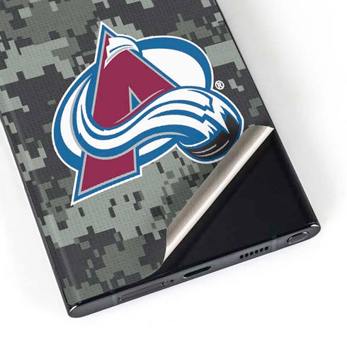 NHL Colorado Avalanche Camo Galaxy S23 Ultra Skin