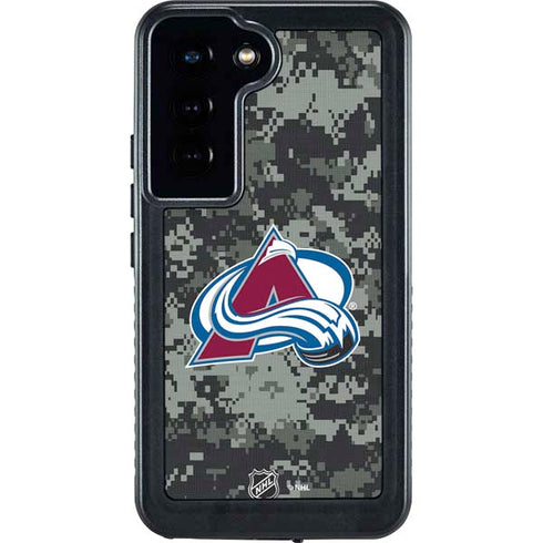 NHL Colorado Avalanche Camo Galaxy S23 Waterproof Case