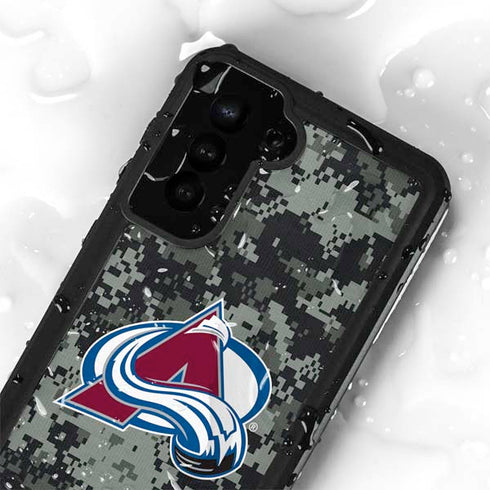 NHL Colorado Avalanche Camo Galaxy S23 Waterproof Case
