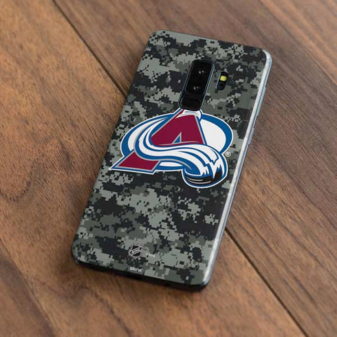 NHL Colorado Avalanche Camo Galaxy S9 Plus Skin