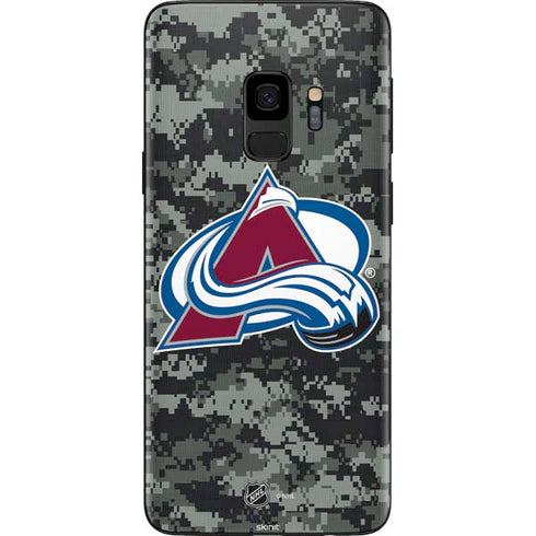 NHL Colorado Avalanche Camo Galaxy S9 Skin