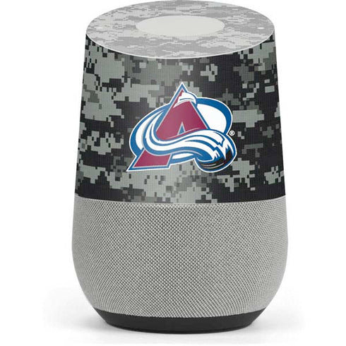 NHL Colorado Avalanche Camo Google Home Skin