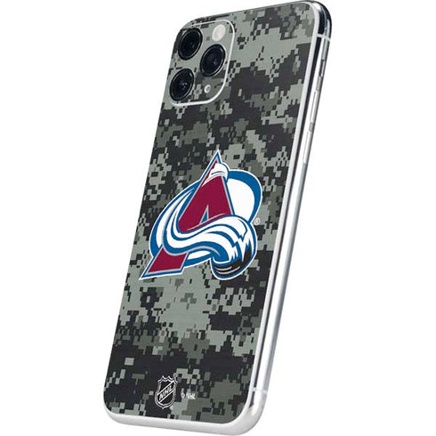 NHL Colorado Avalanche Camo iPhone 11 Pro Skin