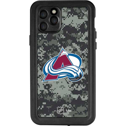 NHL Colorado Avalanche Camo iPhone 11 Pro Waterproof Case