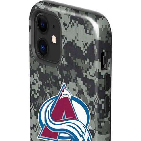 NHL Colorado Avalanche Camo iPhone 12 Impact Case