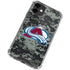 NHL Colorado Avalanche Camo iPhone 12 Mini Clear Case