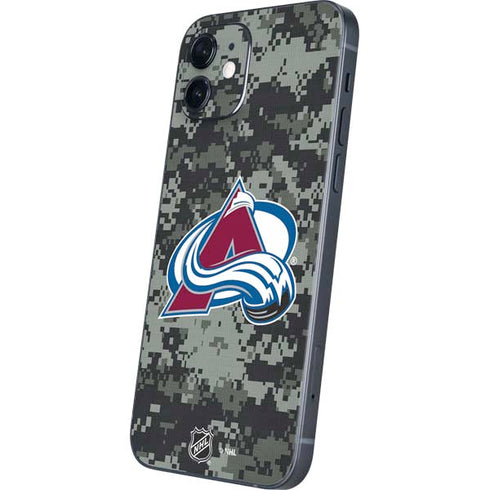 NHL Colorado Avalanche Camo iPhone 12 Mini Skin