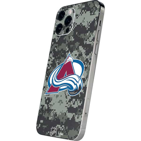 NHL Colorado Avalanche Camo iPhone 12 Pro Skin