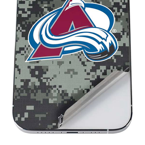 NHL Colorado Avalanche Camo iPhone 12 Pro Skin