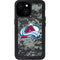 NHL Colorado Avalanche Camo iPhone 13 Mini Waterproof Case