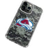 NHL Colorado Avalanche Camo iPhone 13 Pro Max Clear Case