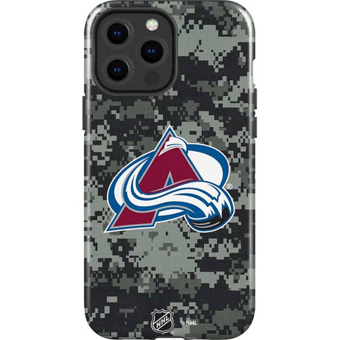 NHL Colorado Avalanche Camo iPhone 13 Pro Max Impact Case