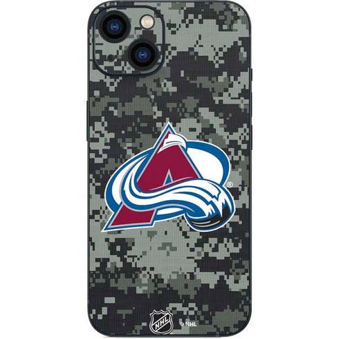 NHL Colorado Avalanche Camo iPhone 14 Plus Skin