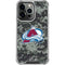 NHL Colorado Avalanche Camo iPhone 15 Pro Clear Case