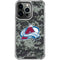 NHL Colorado Avalanche Camo iPhone 14 Pro Clear Case