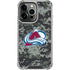 NHL Colorado Avalanche Camo iPhone 14 Pro Clear Case