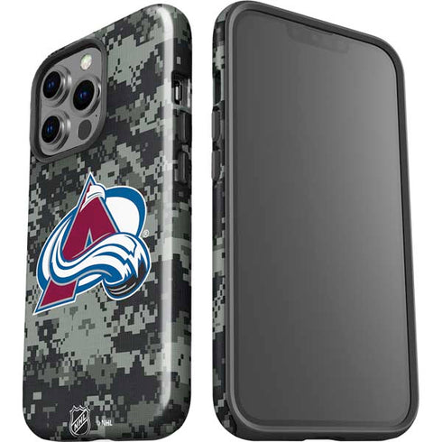 NHL Colorado Avalanche Camo iPhone 15 Pro Impact Case