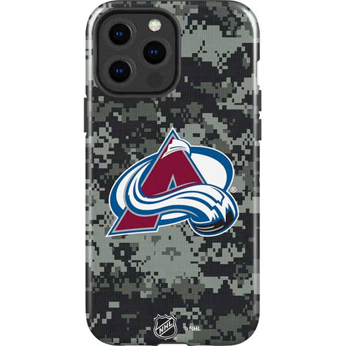 NHL Colorado Avalanche Camo iPhone 14 Pro Max Impact Case