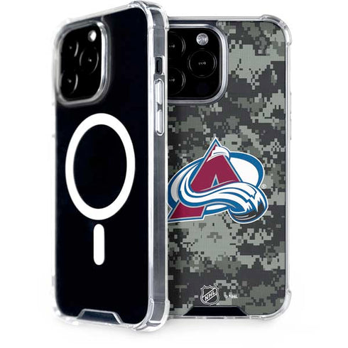 NHL Colorado Avalanche Camo iPhone 15 Pro Max MagSafe Case
