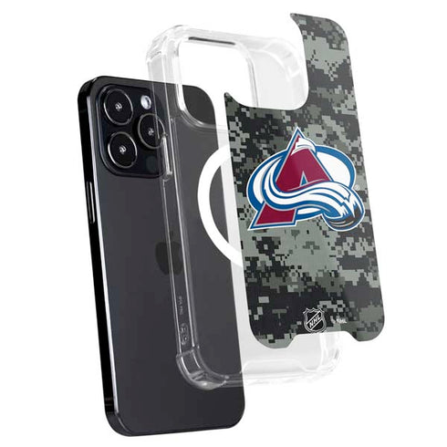 NHL Colorado Avalanche Camo iPhone 15 Pro Max MagSafe Case