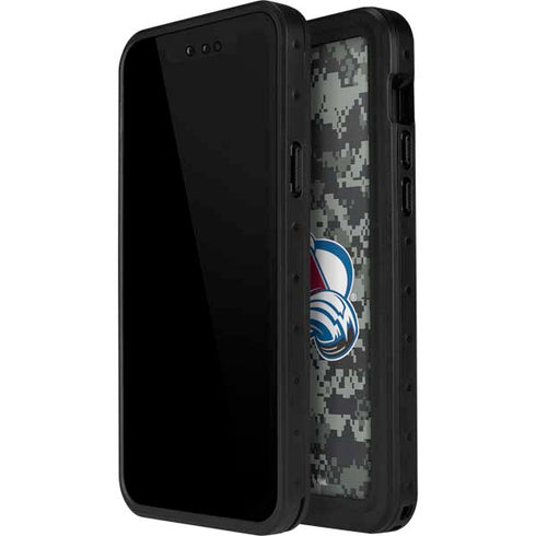 NHL Colorado Avalanche Camo iPhone 14 Pro Waterproof Case
