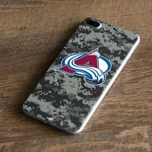 NHL Colorado Avalanche Camo iPhone 8 Plus Skin