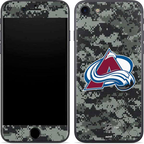 NHL Colorado Avalanche Camo iPhone 8 Skin