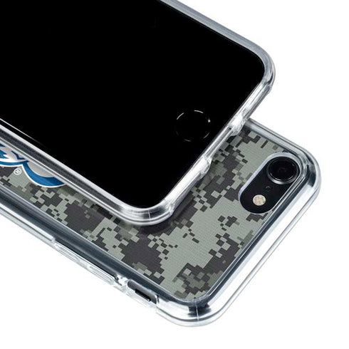 NHL Colorado Avalanche Camo iPhone SE (2nd & 3rd Gen) Clear Case