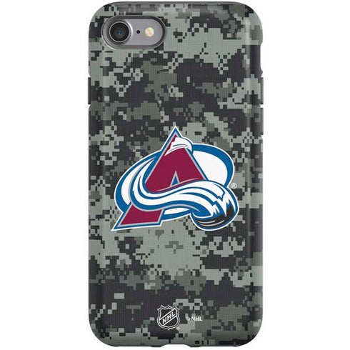 NHL Colorado Avalanche Camo iPhone SE (2nd & 3rd Gen) Pro Case