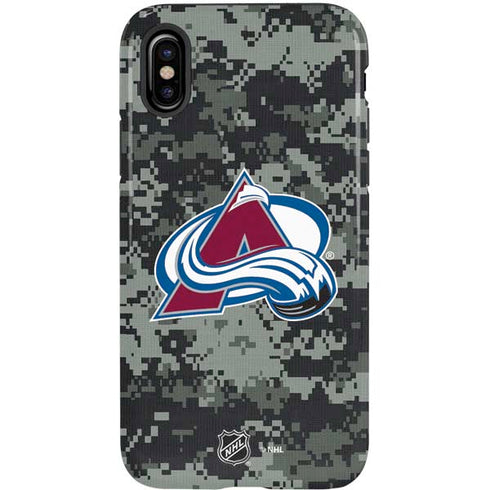 NHL Colorado Avalanche Camo iPhone X Pro Case