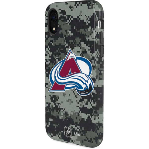 NHL Colorado Avalanche Camo iPhone XR Pro Case