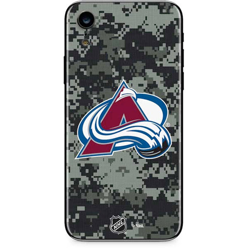 NHL Colorado Avalanche Camo iPhone XR Skin