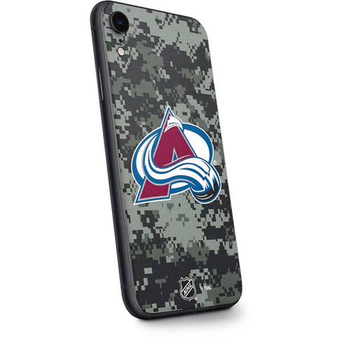 NHL Colorado Avalanche Camo iPhone XR Skin