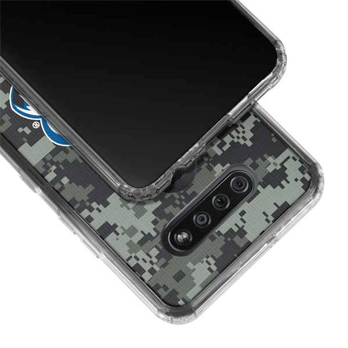 NHL Colorado Avalanche Camo LG K51/Q51 Clear Case