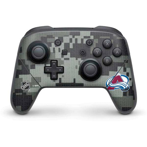 NHL Colorado Avalanche Camo Nintendo Switch Pro Controller Skin