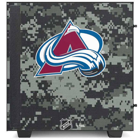 NHL Colorado Avalanche Camo NZXT H510 Compact ATX Mid-Tower Case Skin