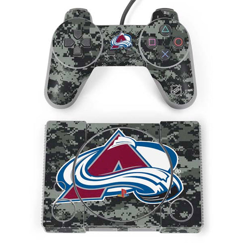 NHL Colorado Avalanche Camo PlayStation Classic Bundle Skin