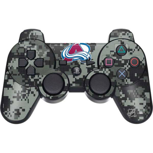 NHL Colorado Avalanche Camo PS3 Dual Shock wireless controller Skin