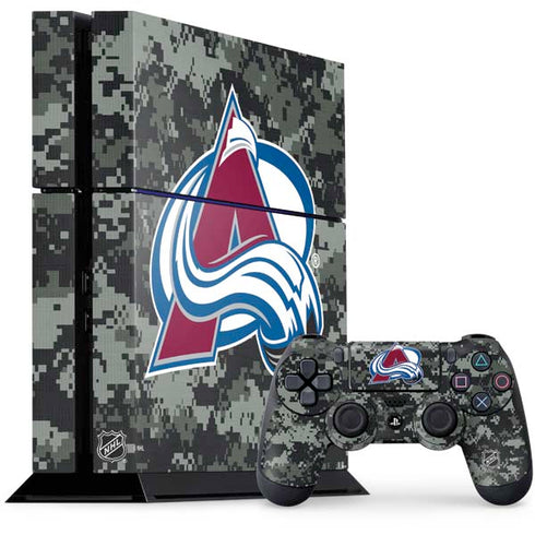 NHL Colorado Avalanche Camo PS4 Console and Controller Bundle Skin